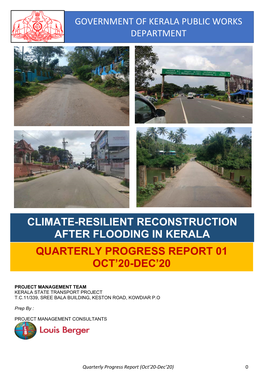Quarterly Progress Report 01 Oct'20-Dec'20 Climate