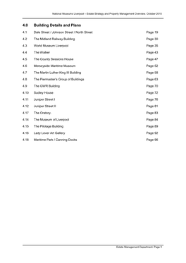 4.0 Building Details and Plans