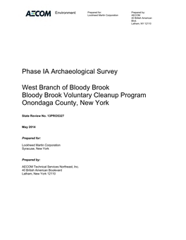 Phase IA Archaeological Survey Report