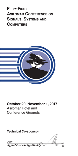 October 29–November 1, 2017 Asilomar Hotel and Conference Grounds