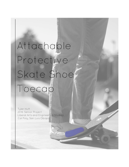 Attachable Protective Skate Shoe Toecap