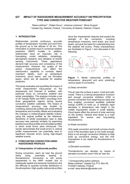 1 637 Impact of Radiosonde Measurement Accuracy On