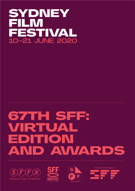 Sydney Film Festival 2020 Program