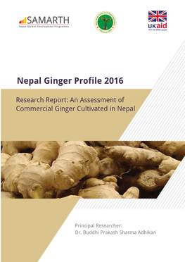 Nepal Ginger Profile 2016
