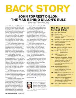 John Forrest Dillon, the Man Behind Dillon's Rule