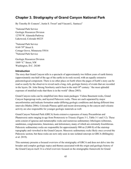 Chapter 3. Stratigraphy of Grand Canyon National Park
