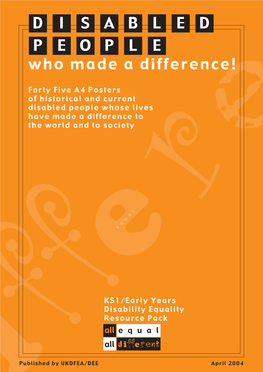 Disabled People Who Made a Difference!