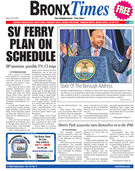 Bronx Times: March 2, 2018