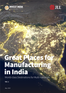 A JLL-Invest India Report: Great Places for Manufacturing in India