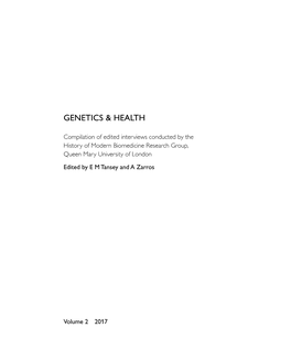 Genetics & Health