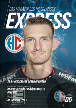 Das Magazin Des Hc Erlangen Express