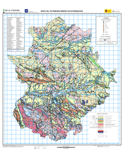 MAPA DEL PATRIMONIO MINERO DE EXTREMADURA Consejería De Industria, Energía Y Medio Ambiente Fondo Europeo De Desarrollo Regional