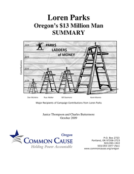 Loren Parks Oregon’S $13 Million Man