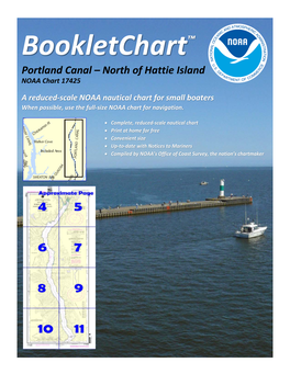 Portland Canal – North of Hattie Island NOAA Chart 17425