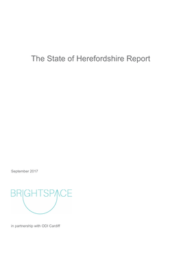 The State of Herefordshire Report