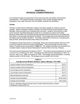 Chapter 3 Physical Characteristics