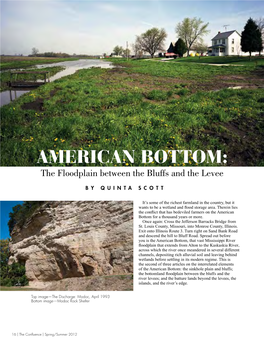 AMERICAN BOTTOM: the Floodplain Between the Bluffs and the Levee