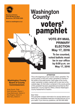 Voters' Pamphlet