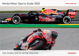 Honda Motor Sports Guide 2020