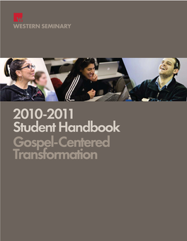 2010-2011 WS Norcal Student Handbook Cover.Indd