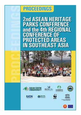 2Nd ASEAN HERITAGE PARKS CONFERENCE and the 4TH REGIONAL CONFERENCE of PROTECTED AREAS in SOUTHEAST ASIA 1