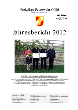 Jahresbericht 2012