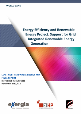 Energy Efficiency and Renewable Energy Project. Support for Grid Integrated Renewable Energy