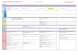 SEMESTER 2 (1420) Page 1: AY1415 Class Timetable-Semester 2 Last Updated 7 January 2015