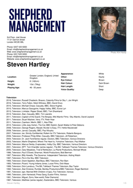 Steven Hartley