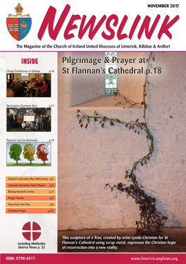 NOVEMBER 2017 Newslink the Magazine of the Church of Ireland United Dioceses of Limerick, Killaloe & Ardfert