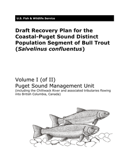 Draft Recovery Plan for the Coastal-Puget Sound Distinct Population Segment of Bull Trout (Salvelinus Confluentus)