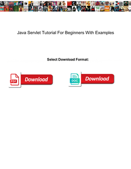 Java Servlet Tutorial for Beginners with Examples