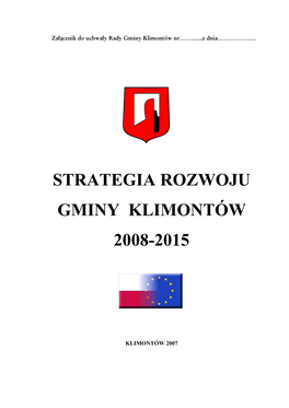 Strategia Rozwoju Gminy Klimontów Na Lata 2008-2015