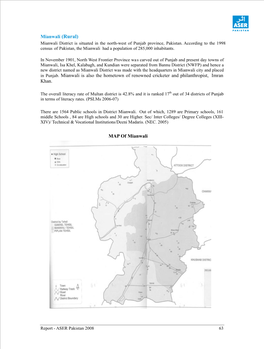 MAP of Mianwali