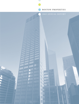 Boston Properties 2003 Annual Report