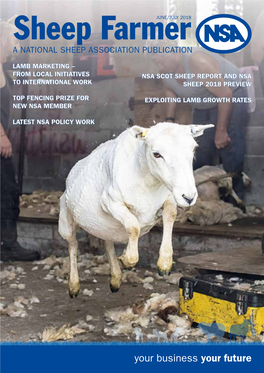 Sheep Farmerjune/JULY 2018 a NATIONAL SHEEP ASSOCIATION PUBLICATION