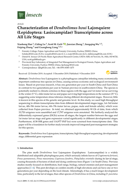 Transcriptome Across All Life Stages