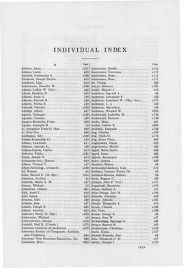 Individual Index