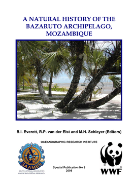 A Natural History of the Bazaruto Archipelago, Mozambique
