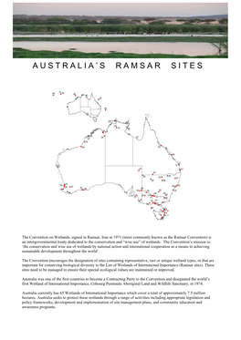 Australia's Ramsar Sites