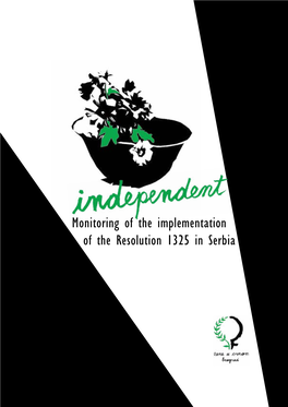 Independent Monitoring of the Implementation of Resolution 1325 – Introduction 6