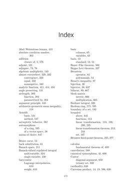 Abel–Weierstrass Lemma, 413 Absolute Condition Number