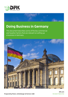 DFK Doing Business in Germany 2018.Pdf