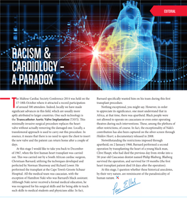 Racism & Cardiology – a Paradox