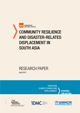 Community Resilience and Disaster-Related Displacement in South Asia