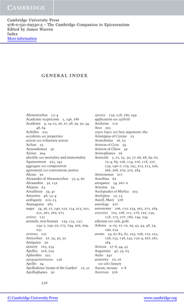 General Index