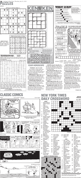 Classic Comics Puzzles