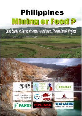 Mining Or Food? Case Study 4: Nickel and Cobalt in Davao Oriental – Mindanao