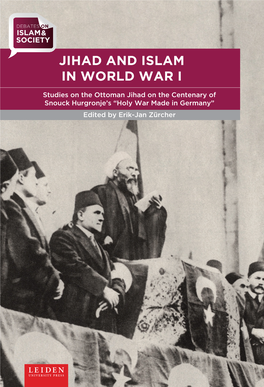 Jihad and Islam in World War I