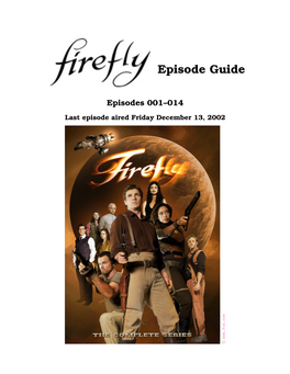 Episode Guide